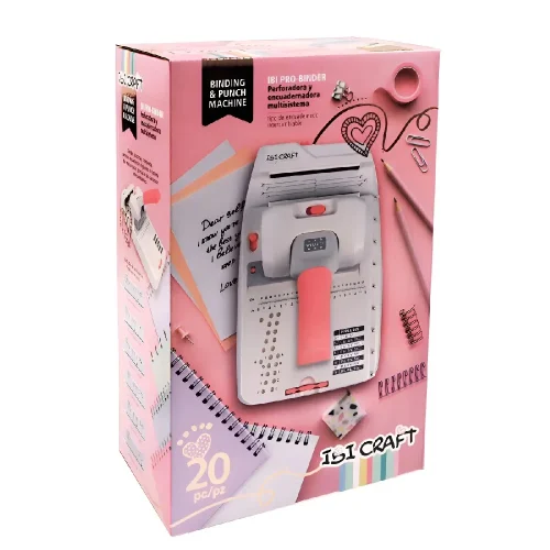 Encuadernadora Ibi Craft Multiple Cassette Disco+anillo 2:1 - Imagen 3