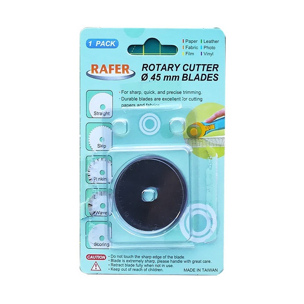 Repuesto De Cuchilla Recto Para Cutter Rotativo Ibi - Rafer