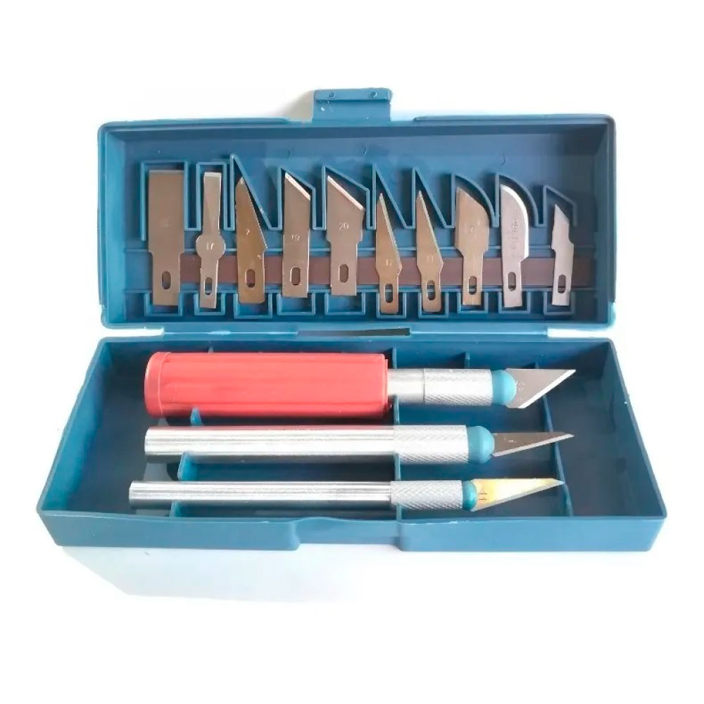 Set De 3 Cutter De Precision +13 Hojas