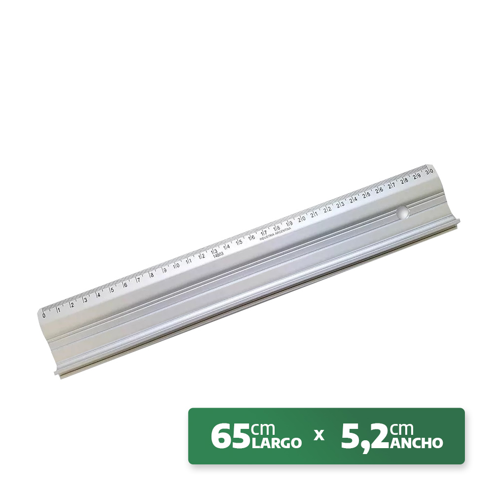 Regla Metalica De Corte Schwarz Standard 65 Cm
