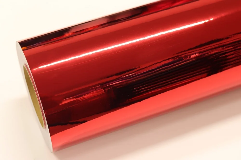 7810 Vinilo Mccal X 61 Cm Cromo Rojo X Metro