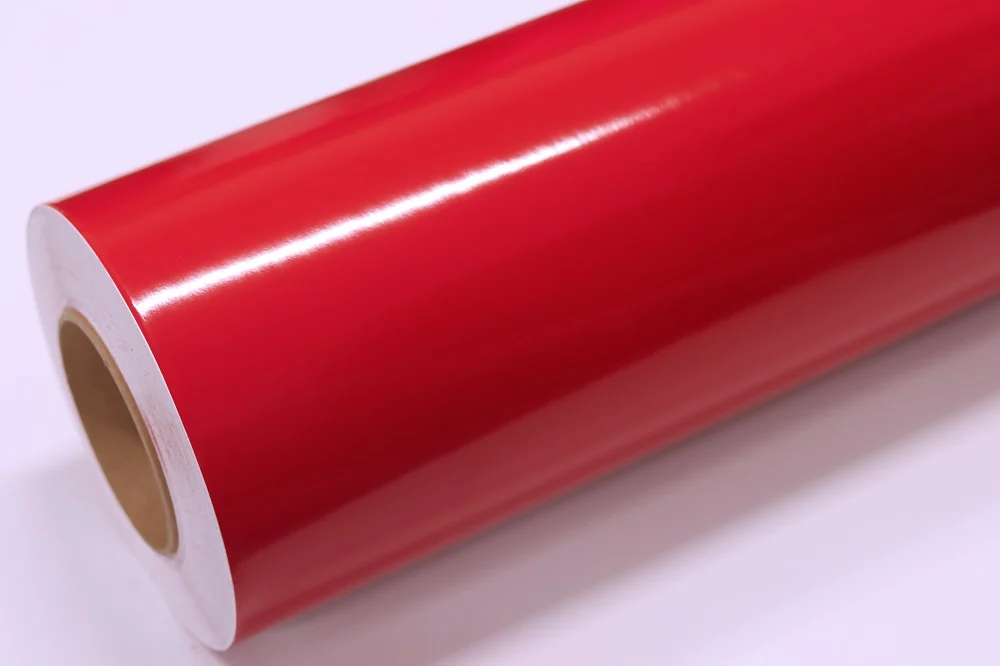 1031 Vinilo Mccal X 61 Cm Rojo Brillante X Metro