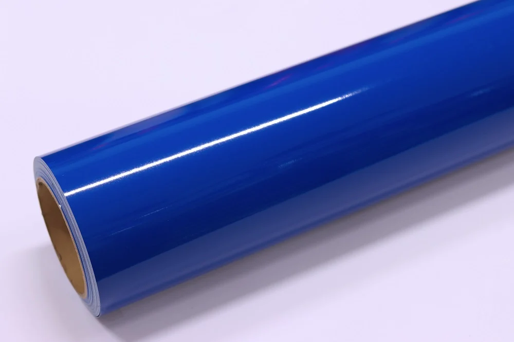 1049 Vinilo Mccal X 122 Cm Azul Brillante X Metro