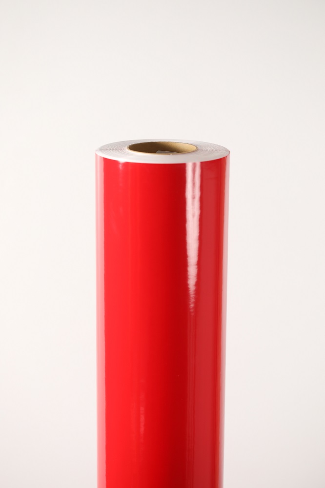 V19 Vnilo Mccal X 127 Cm Rojo Oscuro Brillante X Metro