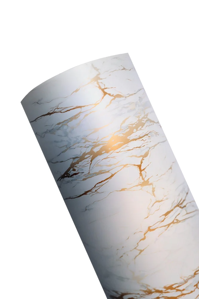 L053 Vinilo Mccal X 122 Marmol Gold Calacatta
