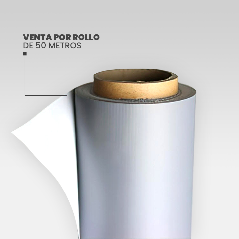 Lo95 Lona Front Arlac Print X 95 Cm Blanca/gris 13 Oz X Rollo 50 Metros