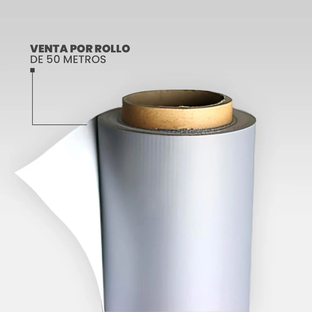 47.23.003_1000-1-1 Lo125 Lona Front Arlac Print X 125 Cm Blanca/gris 13 Oz X Rollo 50 Metros - Imagen 1