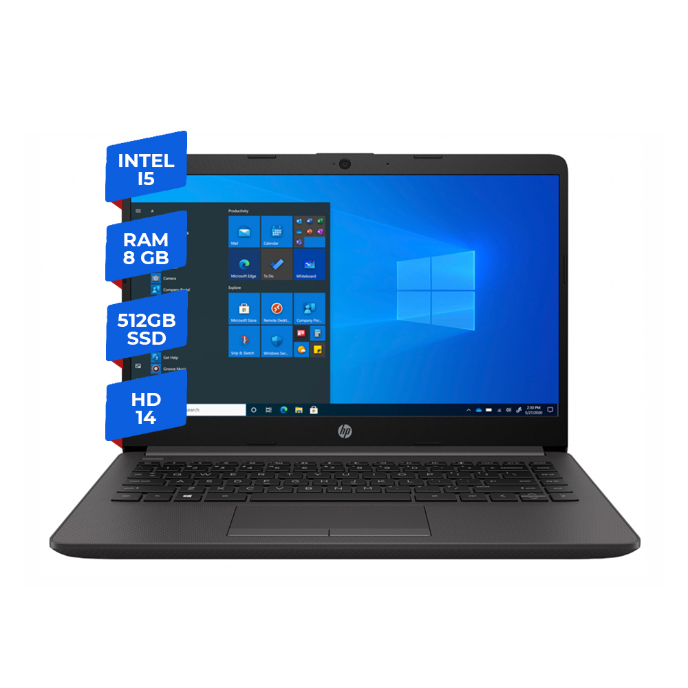 Hp 240g8 I5-1135g7 8gb Ram 512ssd 14 Windows 10 Home