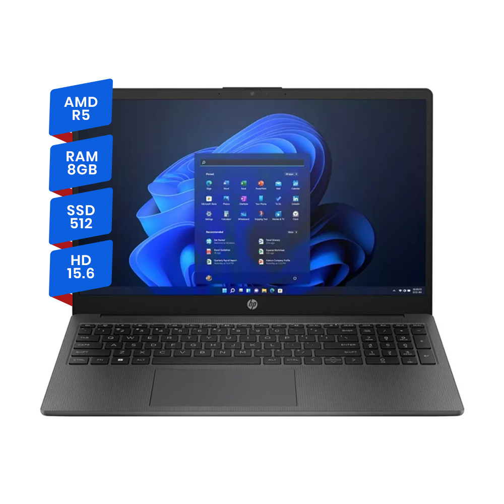 Hp 255 G10 R5-7530u 8gb 512ssd 15.6 Freedos