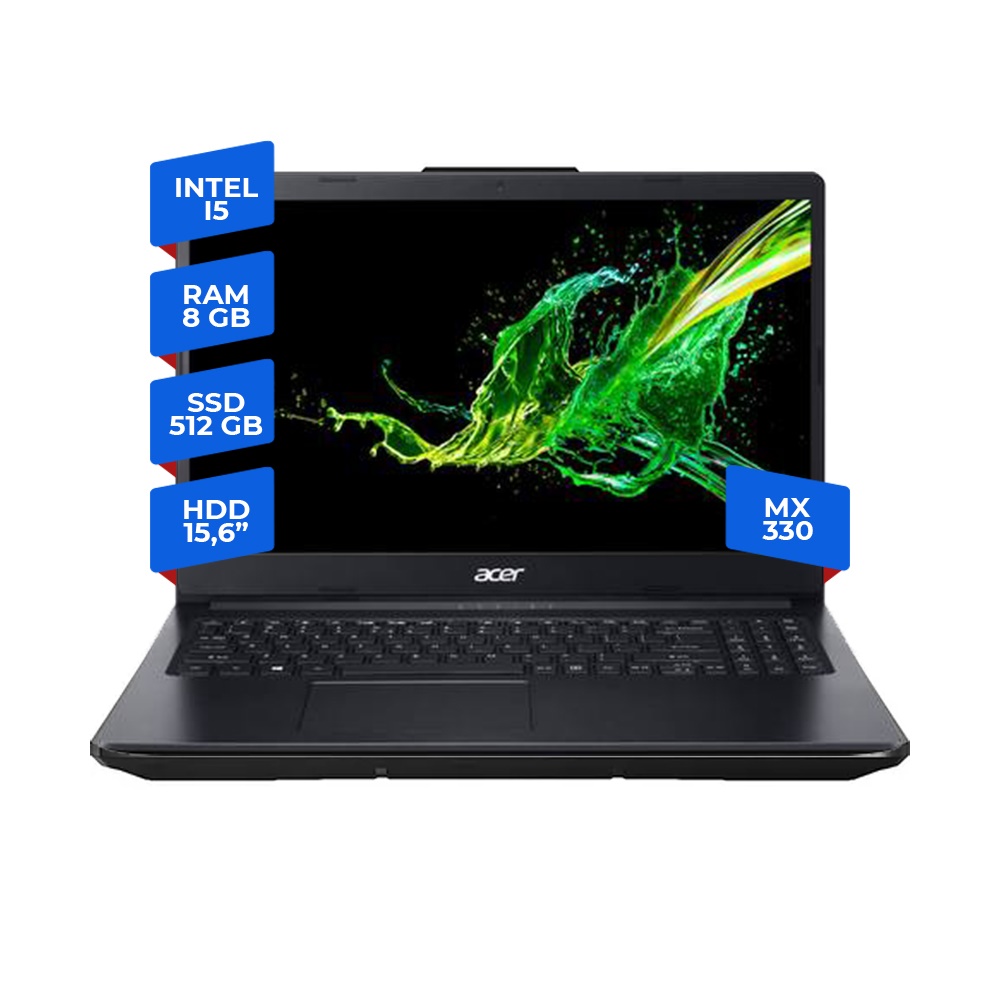 Acer Aspire 3 I5-10300h 8gb 512ssd 15.6 Mx330 2gb Freedos