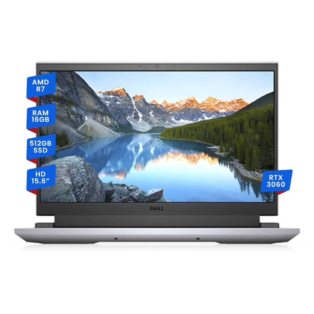 Dell Gaming G5 5515 R7-5800h 16gb 512 Ssd 15.6 Rtx3060 6gb Windows 11 Home