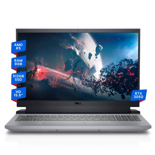 Dell Gaming G5 5525 R5-5800h 8gb 512 Ssd 15.6 Rtx3050 4gb Windows 11 Home