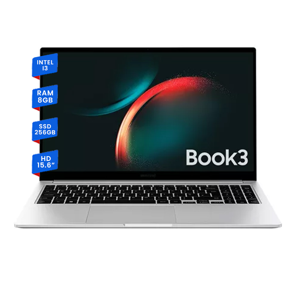 Samsung Galaxy Book3 Silver I3-11315u 8gb 256 Ssd 15.6 Windows 11 Home