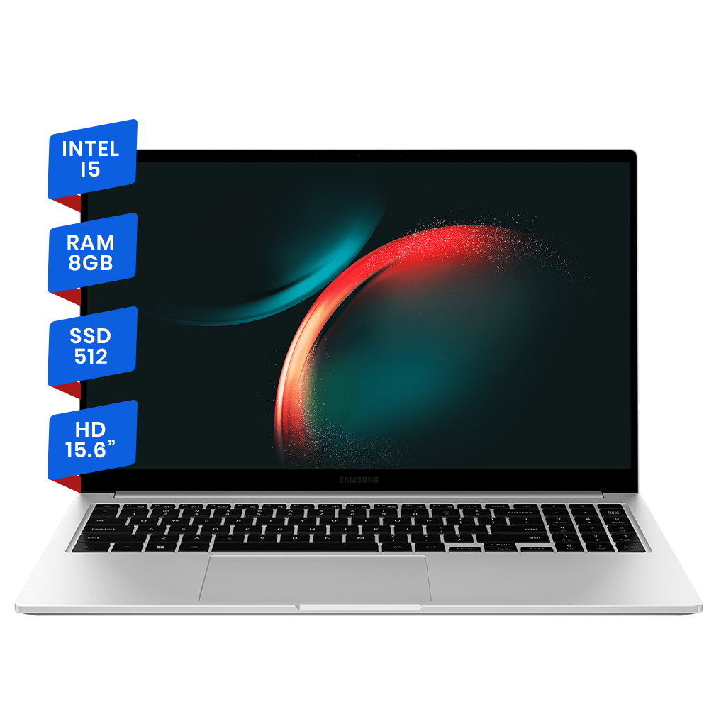 Samsung Galaxy Book3 Silver I5-1335u 8gb 512 Ssd 15.6 Freedos