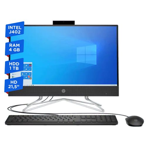 Hp Aio 22-df0016la Celeron 4025 4gb 1tb 21,5 Windows 10 Home