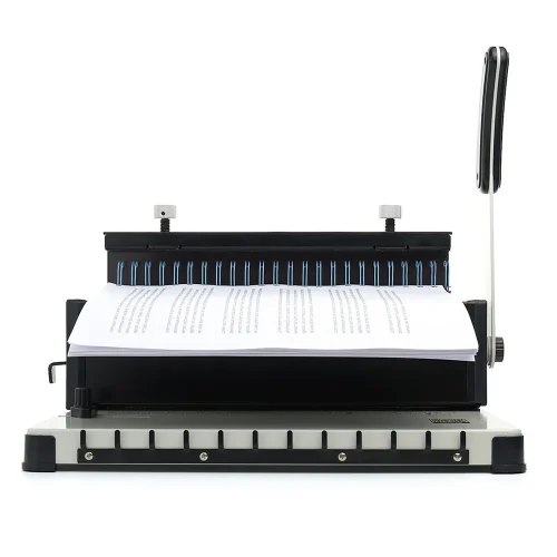 Encuadernadora Binder Multi 300 Espirales Plasticos Y Anillos Doble De Alambre 2