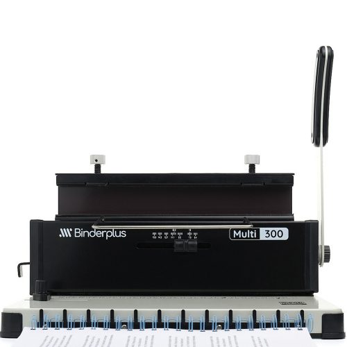 Encuadernadora Binder Multi 300 Espirales Plasticos Y Anillos Doble De Alambre 2 - Imagen 2