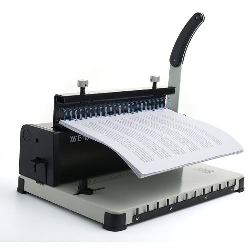 Encuadernadora Binder Multi 300 Espirales Plasticos Y Anillos Doble De Alambre 2 - Imagen 3