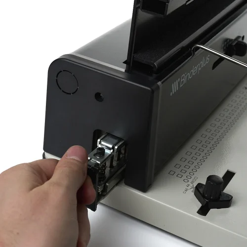 Encuadernadora Binder Multi 300 Espirales Plasticos Y Anillos Doble De Alambre 2 - Imagen 5