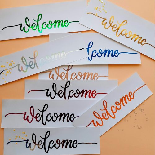 Transfer Foil Metalico Rojo 32cmx500cm - Imagen 3