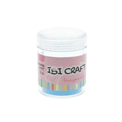 Embossing Powder Polvo Frasco Ibi Craft 15 Grs Celeste - Imagen 2