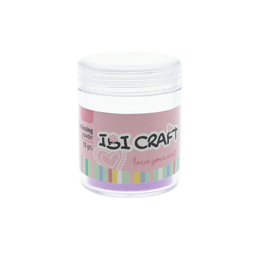 Embossing Powder Polvo Frasco Ibi Craft 15 Grs Morado
