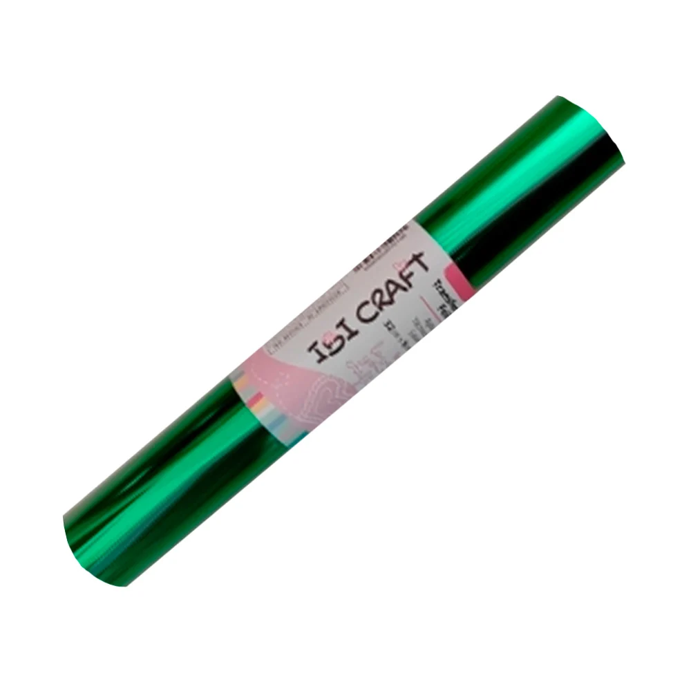 55.01.023_1000-1-1 Foil Art Ibi Craft Para Lapiz Termico 0.15 X 3 Mts Verde - Imagen 1