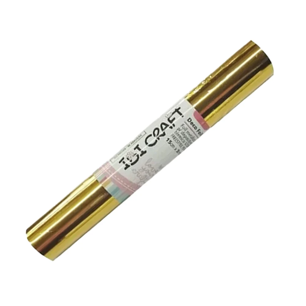 Foil Art Ibi Craft Para Lapiz Termico 0.15 X 3 Mts Oro