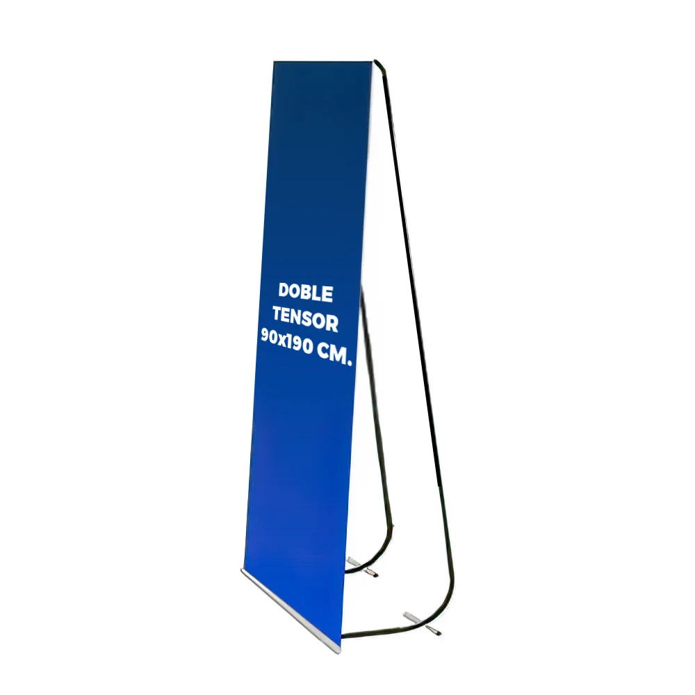 Porta Banner Premium Doble Tensor 90 X 1.90