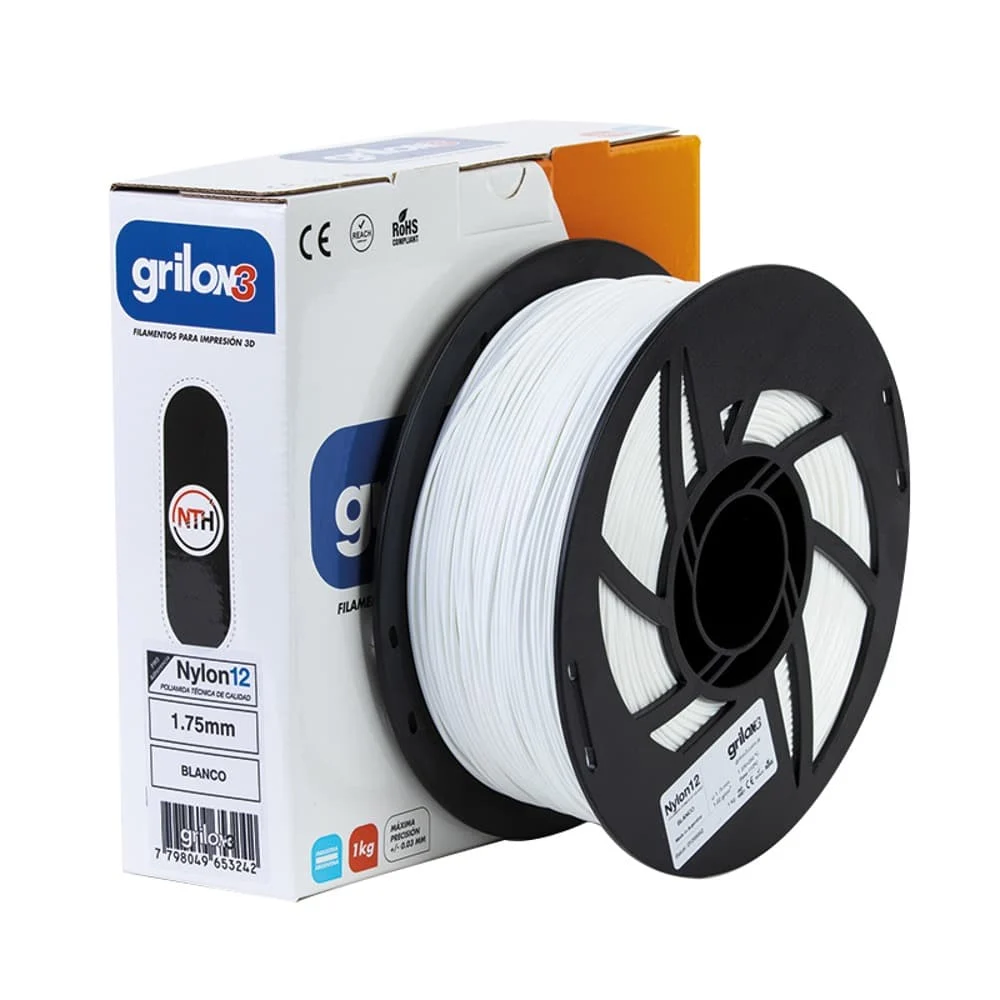 Nylon 12 - 01 Blanco Grilon3 1.75 X 1kg