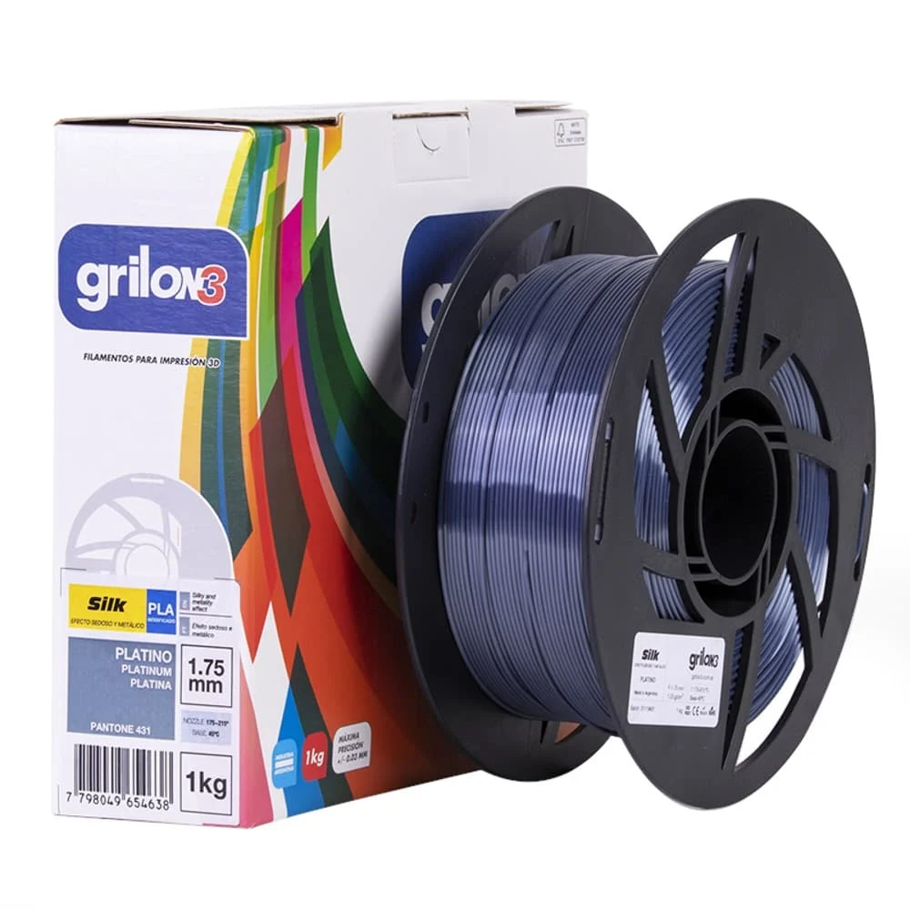 Pla Silk Platino Grilon3 1.75 X 1kg