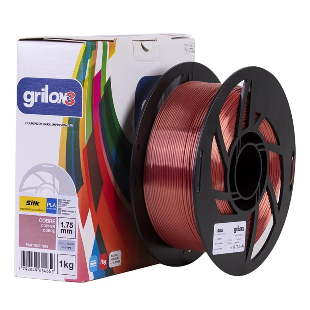 Pla Silk Cobre Grilon3 1.75 X 1kg