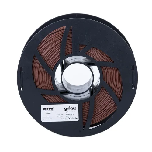 Pla Wood Caoba Grilon3 1.75 X 1kg - Imagen 2