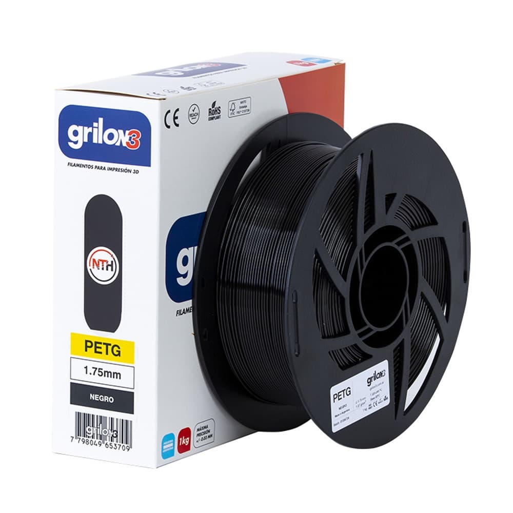 Petg Negro Grilon3 1.75 X 1 Kg