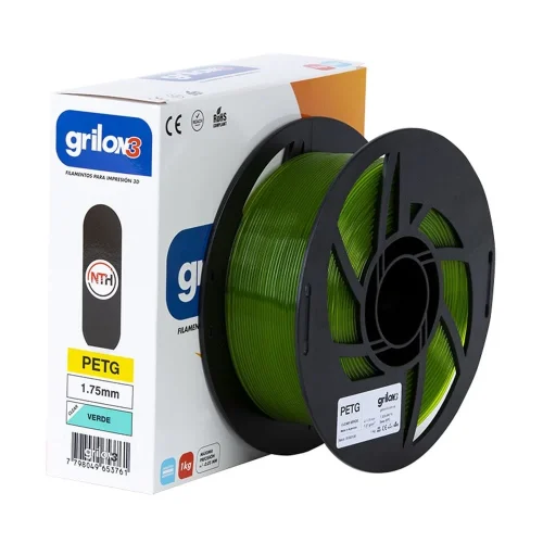 Petg Clear Verde Grilon3 1.75 X 1 Kg
