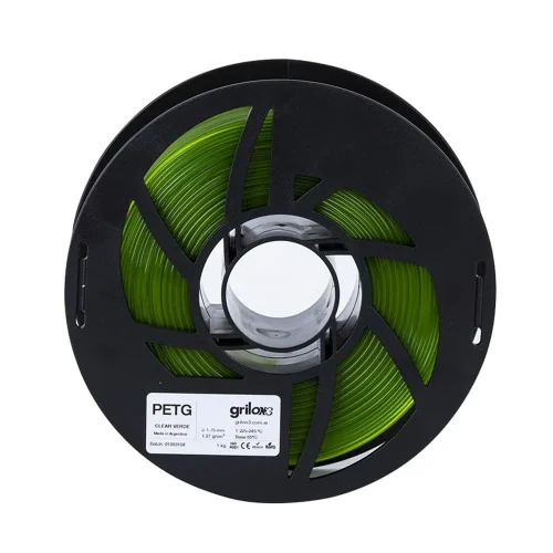 Petg Clear Verde Grilon3 1.75 X 1 Kg - Imagen 2