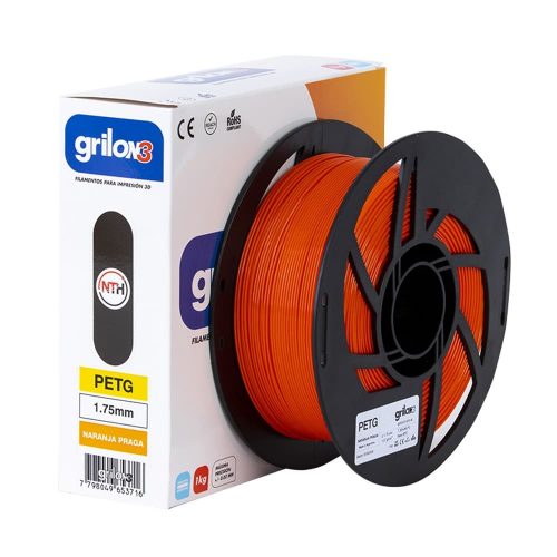 Petg Naranja Praga Grilon3 1.75 X 1 Kg