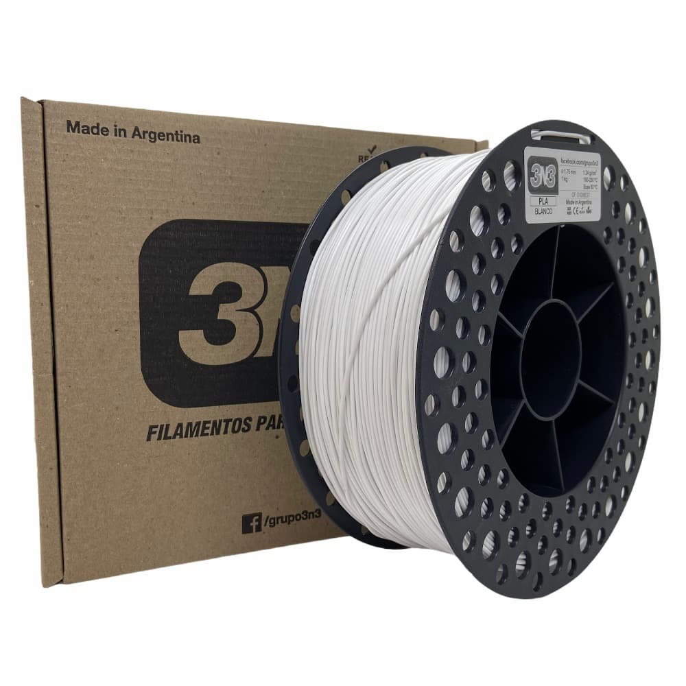 Pla 01 Blanco 3n3 1.75 X 1kg