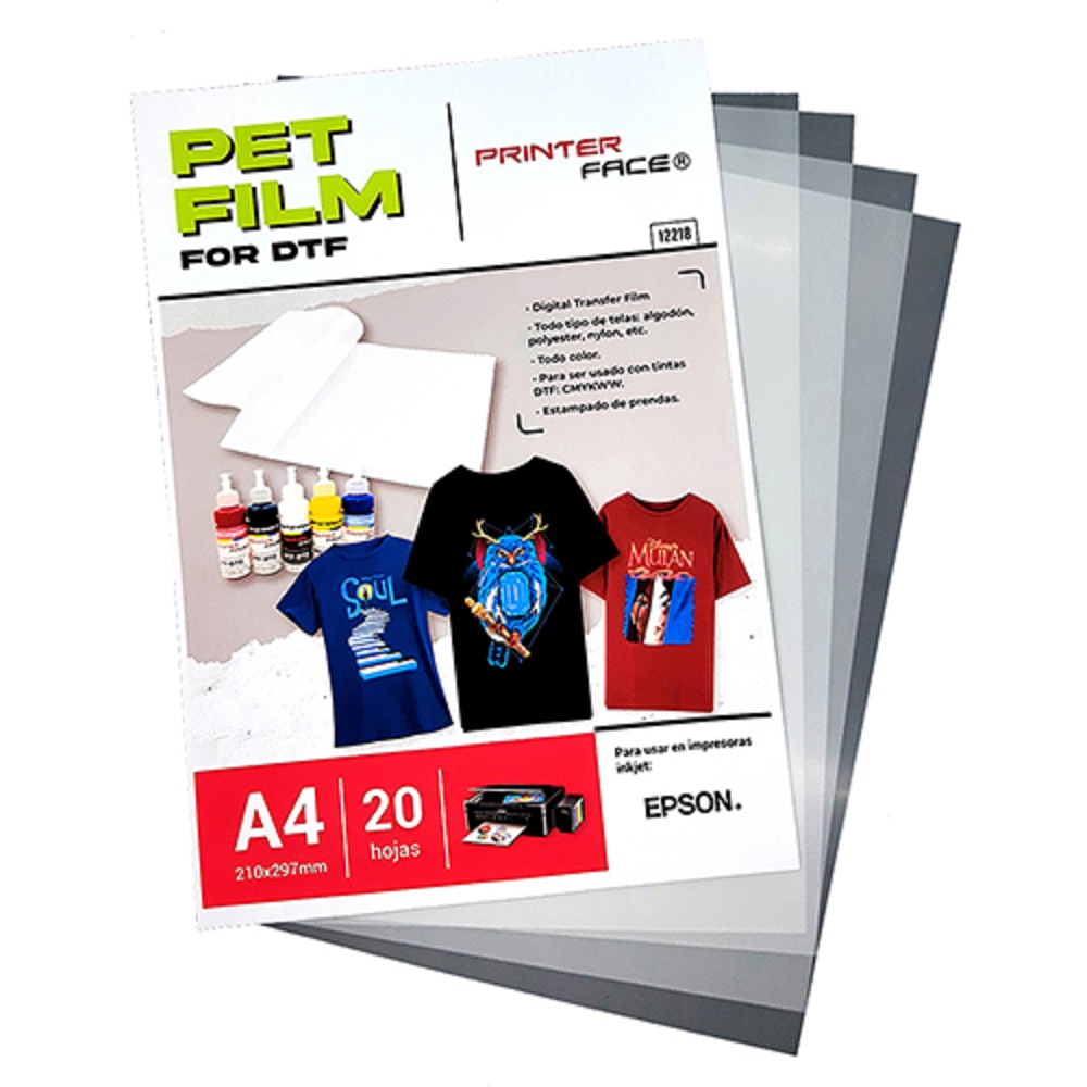 Pet Film Dtf 0.75m A4 X 20