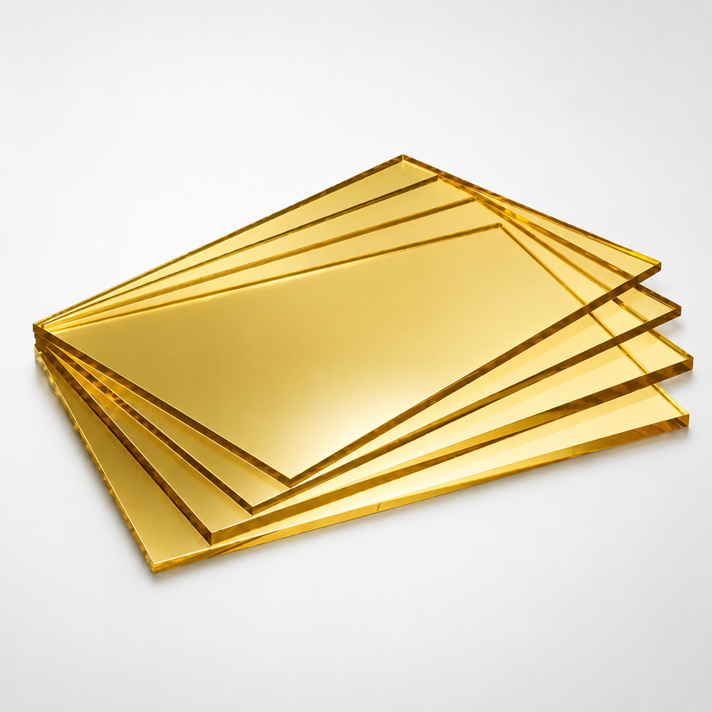 Acrilico Espejo Dorado 2 Mm 122x244cm