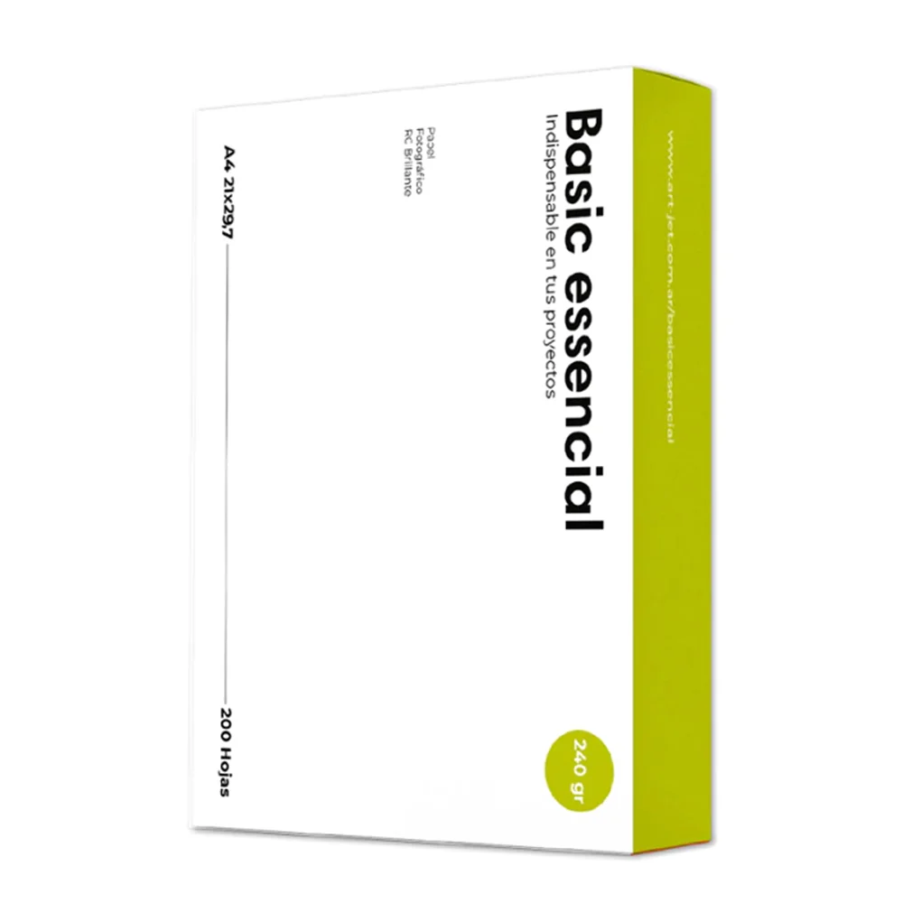 Basic A4 240 Grs Microporoso Ultra Glossy X 200 Hojas