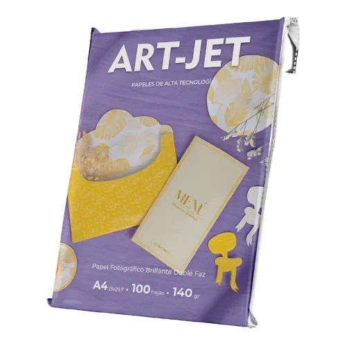 Art-jet A4 140 Grs Bifaz Glossy X 100 Hojas
