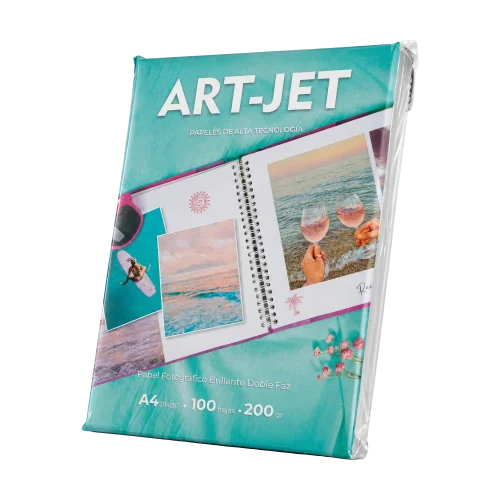 Art-jet A4 200 Grs Bifaz Glossy X 100 Hojas