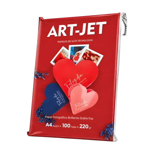Art-jet A4 220 Grs Bifaz Glossy X 100 Hojas