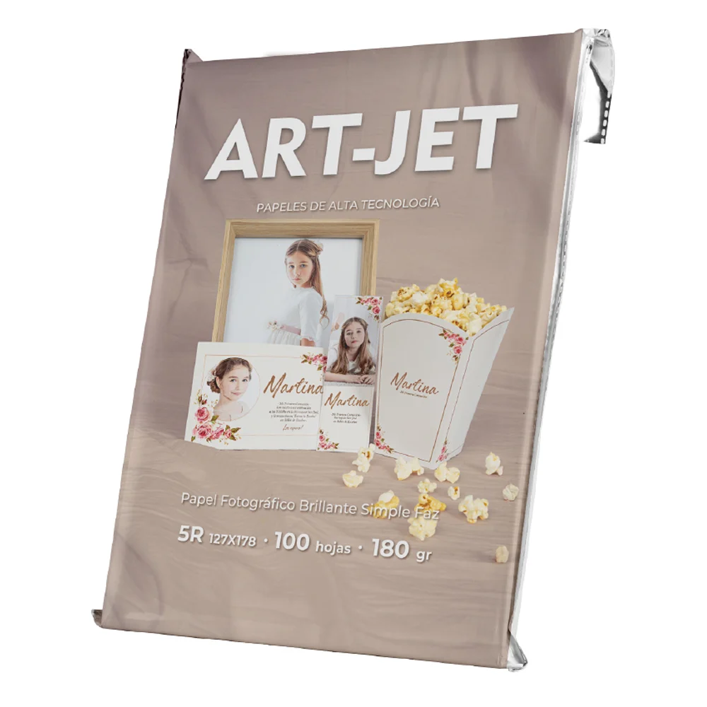 Art-jet 13x18 180 Grs Fotografico Glossy X 100 Hojas