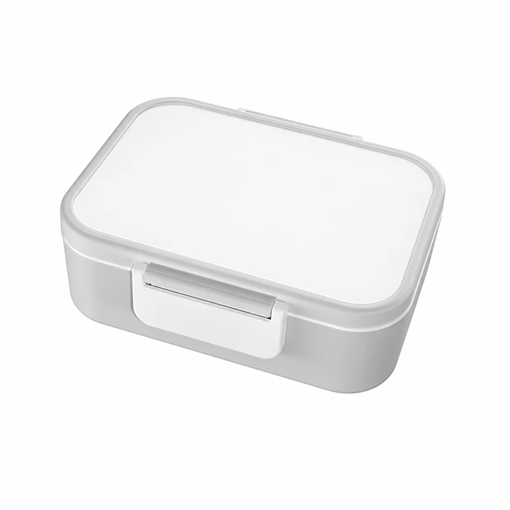 Lunchera Workat Lunchi Gris + Blanco De Polimero Sublimable