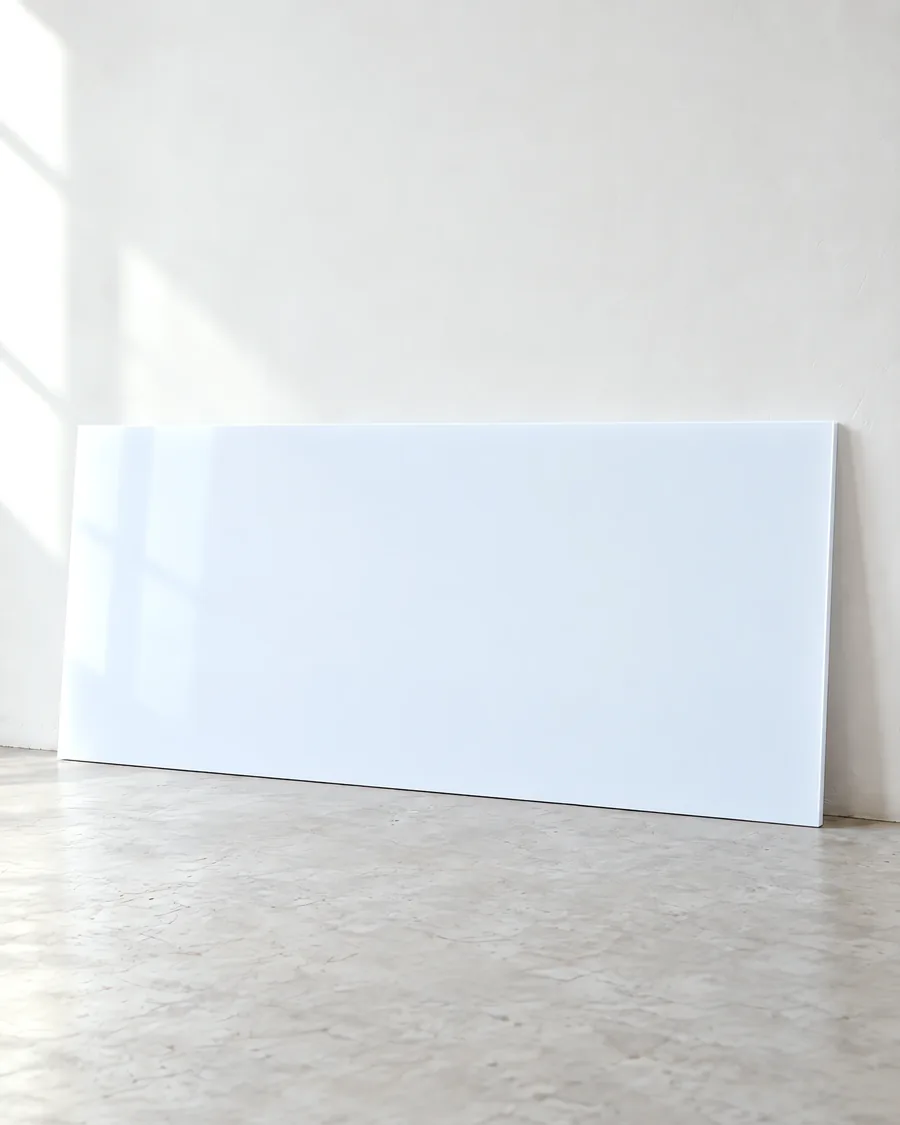 Placa de acrílico blanco translúcido de 3 mm