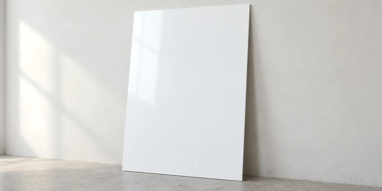 Placa de alto impacto blanca brillante