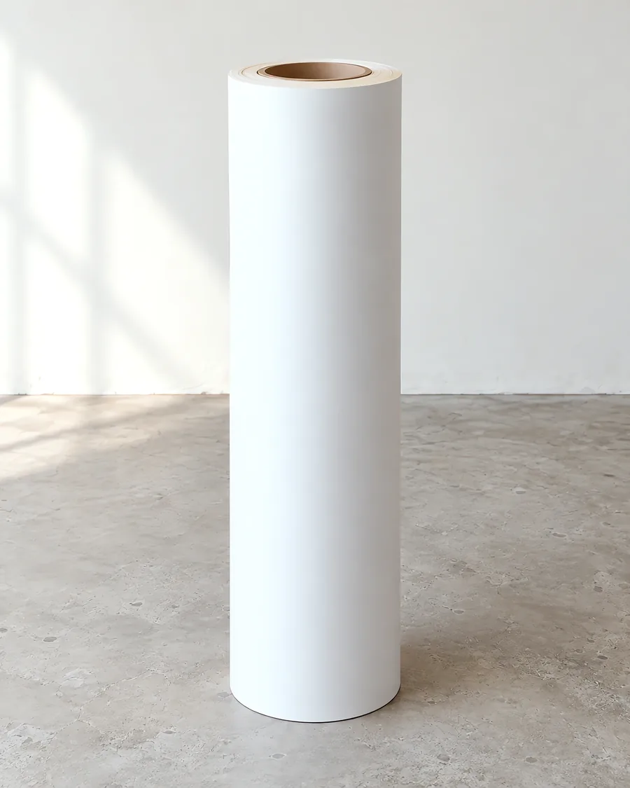 Vinilo blanco para impresión de 107 cm