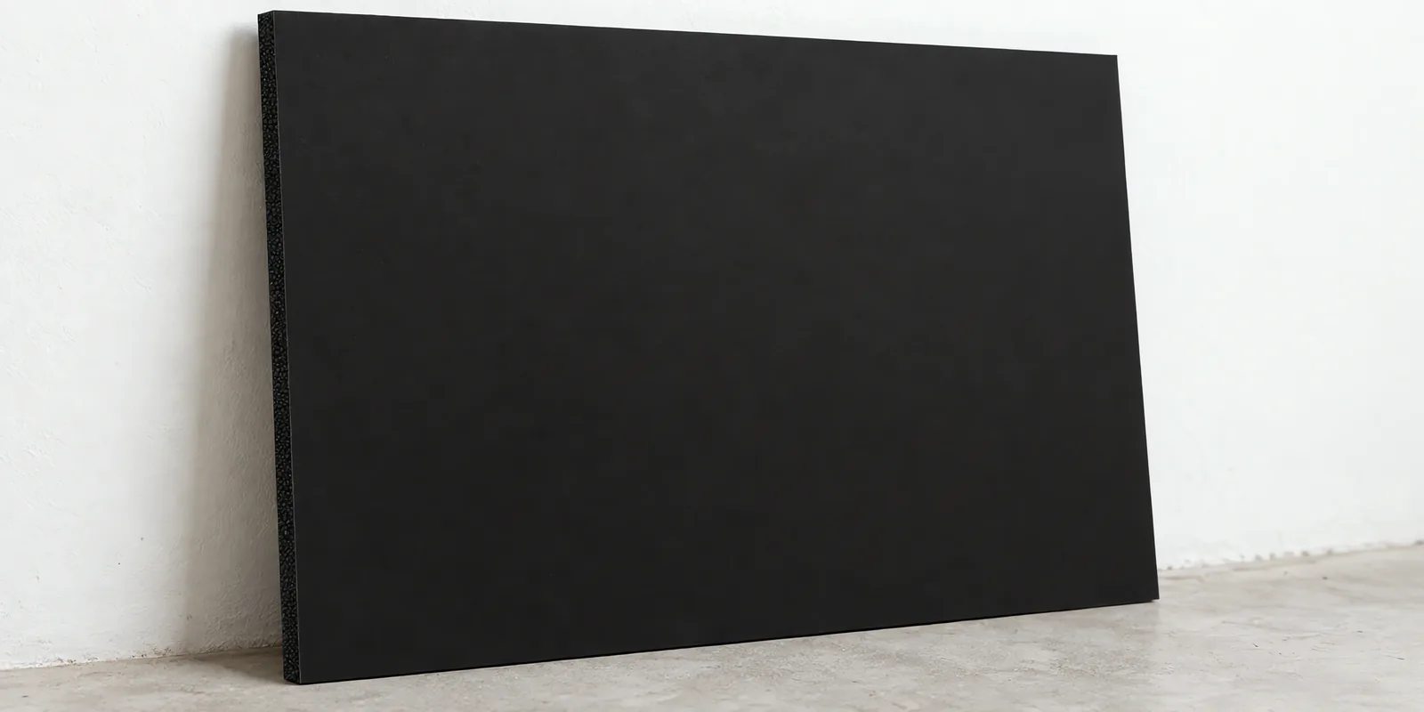 Placa de foam board negro de 5 mm